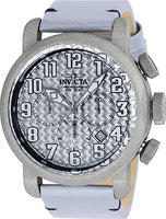 Invicta Men's 23091 Aviator Quartz 3 Hand Silver Dial Watch