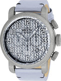 Invicta Men's 23091 Aviator Quartz 3 Hand Silver Dial Watch