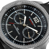 Stuhrling 176C 33151 Men's Targa Classic Swiss Quartz Analog Display Black Watch