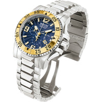 Invicta Men's 10894 Excursion Reserve Chronograph Blue Textured Dial Stainless Steel Watch