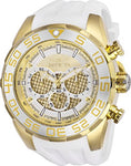 Invicta Men's 26303 Speedway Quartz Multifunction Silver, Gold Dial Watch