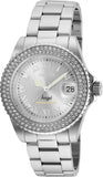 Invicta Women's 24613 Angel Quartz 3 Hand Silver Dial Watch