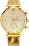 SO & CO New York Men's 5266M.4 Gold Stainless Steel Watch