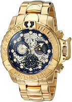 Invicta Men's 24772 Subaqua Quartz Chronograph Blue, Gold, Silver Dial Watch