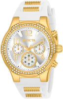 Invicta Women's 24199 BLU Quartz Chronograph Silver Dial Watch