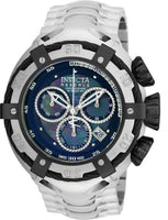 Invicta Men's Bolt Steel Bracelet & Case Swiss Quartz Blue Dial Watch 21344