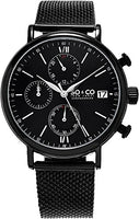 SO & CO New York Men's 5266M.3 Black Stainless Steel Watch