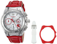 Technomarine Unisex TM-115312 Cruise Valentine Quartz Chronograph Silver Dial Watch
