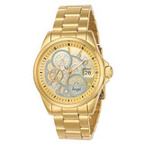 Invicta Women's 23568 Angel Quartz 3 Hand Gold, Silver Dial Watch