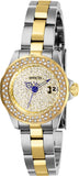 Invicta  Women's 28455 Angel Quartz 3 Hand Pave Dial Watch