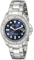 SO&CO New York Men's 5053.2 Yacht Club Quartz Date Luminous Stainless Steel Link Bracelet Watch