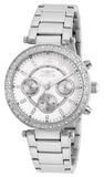 Invicta Women's 21386 Angel Quartz Chronograph Silver Dial Watch