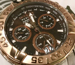 Invicta 10649 Men's Subaqua Noma II Chronograph Brown Dial Stainless Steel Watch