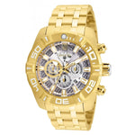 Invicta Men's 24846 Jason Taylor Quartz Multifunction Silver Dial Watch