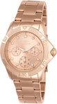 Invicta Women's Angel Rose Gold-Tone Quartz Analog Stainless Steel Watch 21765