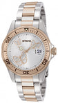 Invicta Women's 12504 Angel Quartz 3 Hand Metallic White Dial Watch