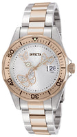 Invicta Women's 12504 Angel Quartz 3 Hand Metallic White Dial Watch