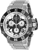 Invicta Men's 26131 Subaqua Quartz Chronograph Silver, Black Dial Watch