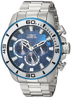 Invicta Men's 22586 Pro Diver Quartz Chronograph Blue Dial Watch