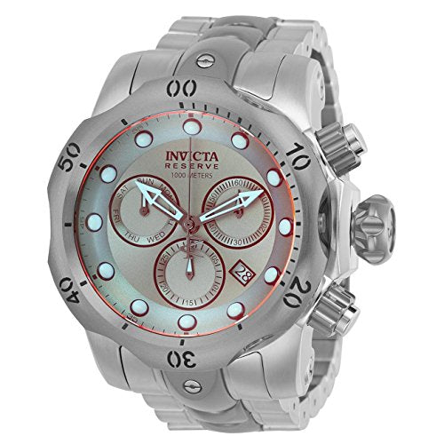 Invicta Men's 25043 Venom Quartz Chronograph Titanium Dial Watch