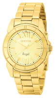 Invicta Women's 0459 Angel Quartz 3 Hand Champagne Dial Watch
