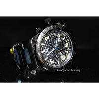 Invicta Russian Diver Chronograph Black Dial Two-tone Mens Watch 15479