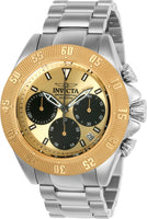 Invicta Men's 22398 Speedway Quartz Chronograph Black, Gold Dial Watch