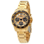 Invicta Pro Diver Lady Chronograph Gold Dial Ladies Watch 25747