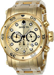 Invicta Men's 23652 Pro Diver Quartz Chronograph Gold Dial Watch