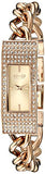 SO&CO New York Women's 5058.4 Madison Quartz Crystal Filled Bezel 16K Rose Tone Slim Stainless Steel Chain Link Bracelet Watch
