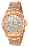 Invicta Women's 23569 Angel Quartz 3 Hand Rose Gold, Silver Dial Watch