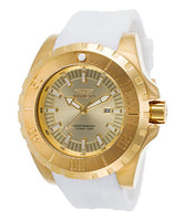 Invicta Men's 23740 Pro Diver Quartz 3 Hand Gold Dial Watch