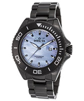 Invicta Men's 23069 Pro Diver Quartz 3 Hand Platinum Dial Watch