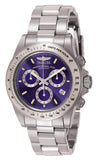 Invicta Men's 7027 Signature Quartz Chronograph Blue Dial Watch