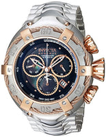 Invicta 21342 Men's Bolt Steel Bracelet & Case Swiss Quartz Blue Dial Watch