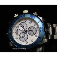 Invicta 11449 Men's Pro Diver Chronograph Textured Dial Stainless Steel Watch