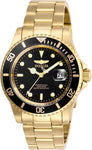 Invicta Men's 26975 Pro Diver Quartz 3 Hand Black Dial Watch