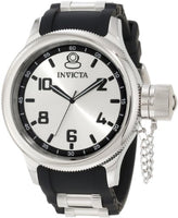 Invicta Men's 1435 Russian Diver Quartz 3 Hand Silver Dial Watch