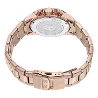 SO&CO New York Men's 5001.4 Monticello Quartz GMT Day and Date16K Rose Gold-Tone Link Bracelet Watch