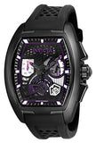 Invicta Men's 25936 S1 Rally Quartz Multifunction Dark Purple, Black Dial Watch