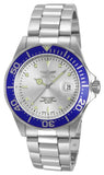 Invicta  Men's 14123 Pro Diver Quartz 3 Hand Silver Dial Watch