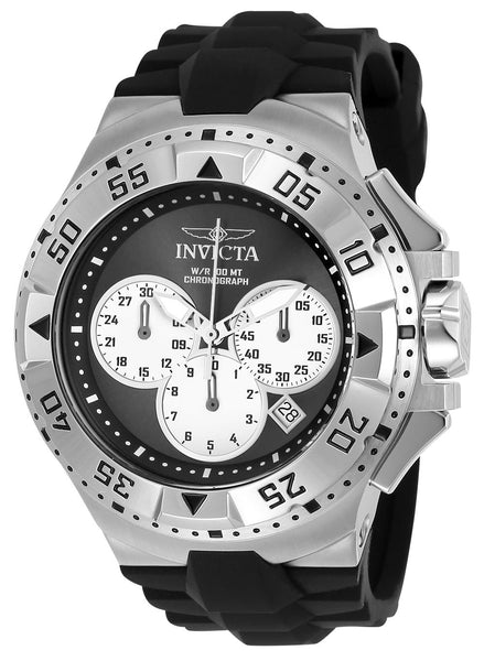 Invicta Men's 23039 Excursion Quartz Chronograph Black, Silver Dial Watch