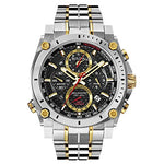 Bulova Precisionist Chronograph Mens Watch, Stainless Steel ,Two-Tone (Model: 98B228)