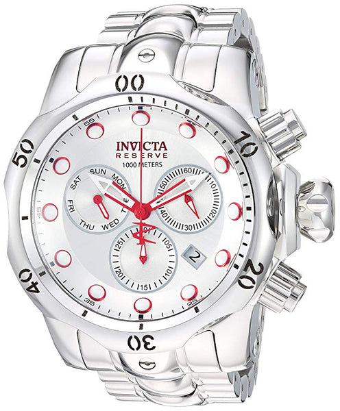 Invicta Men's 25060 Reserve Quartz Chronograph Silver Dial Watch