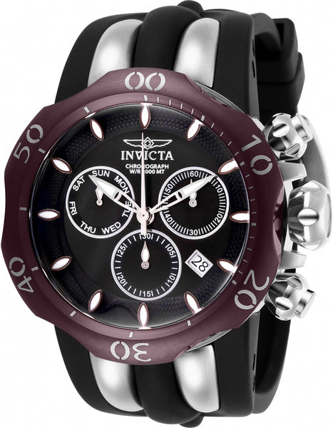Invicta Men's 26662 Venom Quartz Chronograph Black Dial Watch