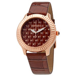 Invicta Angel Lady Brown Quilted Dial Ladies Watch 25745