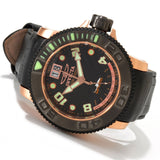 Invicta 1737 Men's Sea Hunter Swiss Quartz Stainless Steel Leather Watch