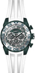 Invicta Men's 26313 Speedway Quartz Multifunction Silver, Green Dial Watch