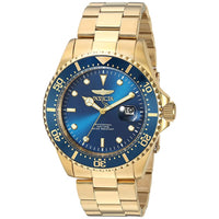 Invicta Men's 23388 Pro Diver Quartz 3 Hand Navy Blue Dial Watch