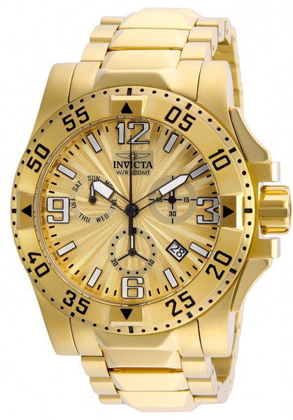 Invicta Men's 23902 Excursion Quartz Chronograph Gold Dial Watch